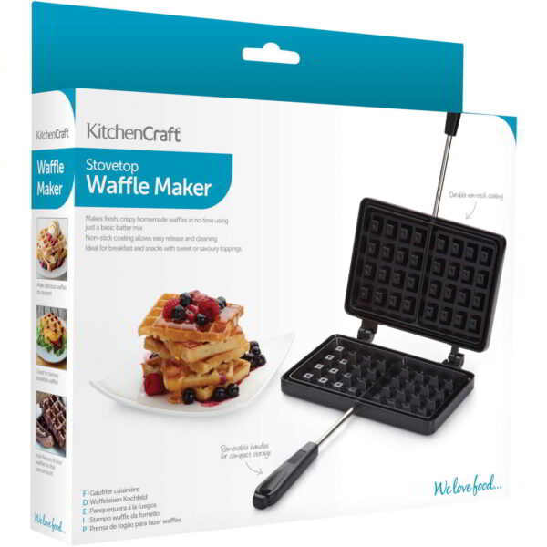KitchenCraft Non-Stick Waffle Maker