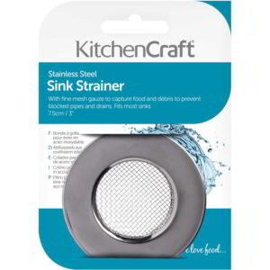 KitchenCraft Stainless Steel Sink Strainer 7.5cm