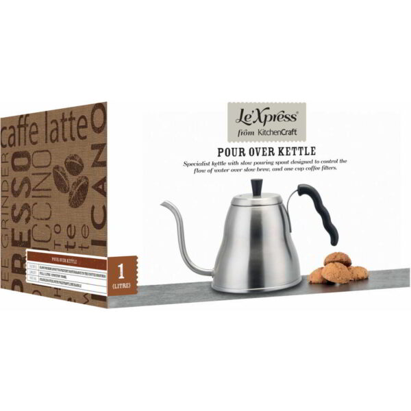 Le'Xpress Stainless Steel Pour Over Kettle 700ml