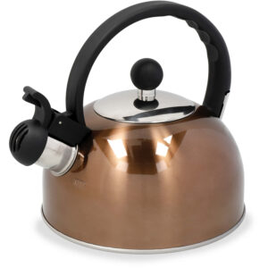 La Cafetière Stainless Steel Copper Effect 1.4 Litres Whistling Kettle