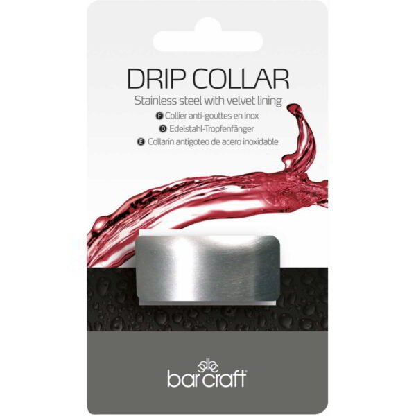 BarCraft Stainless Steel Wine Drip Collar