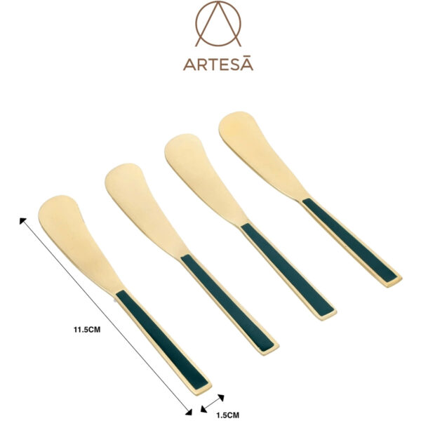 Artesà Stainless Steel Butter Spreader Set 4 Pieces