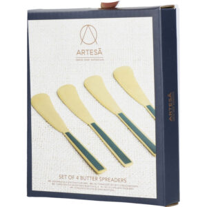 Artesà Stainless Steel Butter Spreader Set 4 Pieces