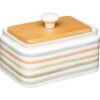KitchenCraft Classic Collection Ceramic Covered Butter Dish