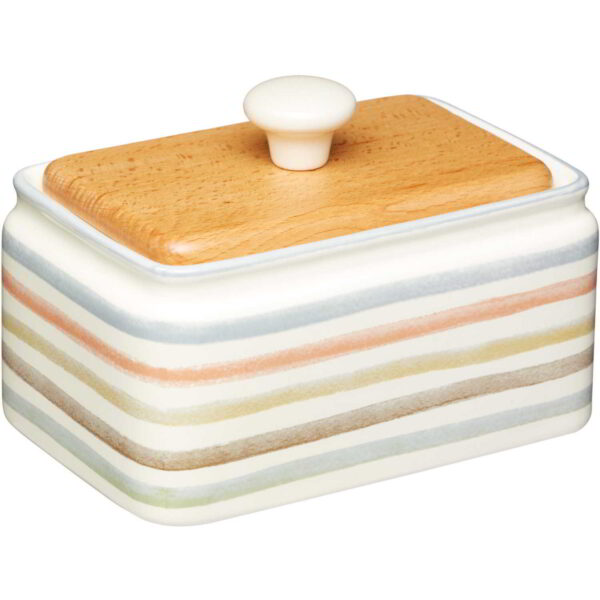 KitchenCraft Classic Collection Ceramic Covered Butter Dish