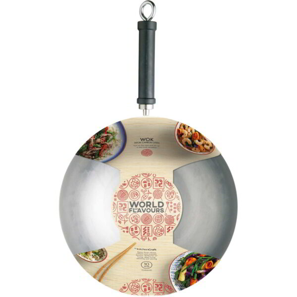 Wok-pann teras 30cm lame hall käepide Oriental World of Flavours